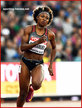 Crystal EMMANUEL - Canada - 7th. in 200m at 2017 World Championships.