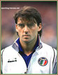 Roberto MANCINI - Italian footballer - International Record for Italy.