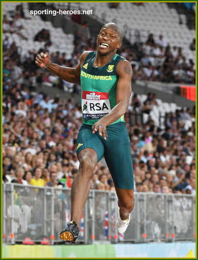 Luvo MANYONGA - South Africa - Winner 2018 Athletics World Cup.