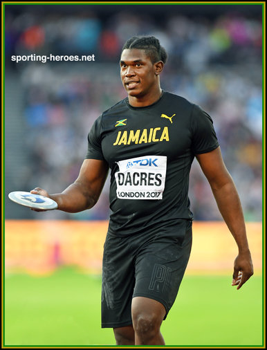 Fedrick DACRES - Jamaica - Fourth in discus at 2017 World Championships.