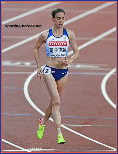 Laura WEIGHTMAN - Great Britain & N.I. - Sixth in 1500m at 2017 World Championships.