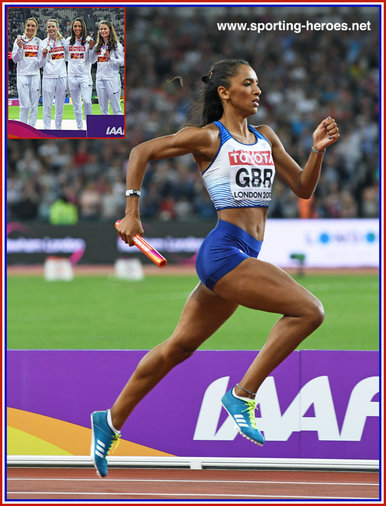 Laviai NIELSEN - Great Britain & N.I. - Silver medal 4x400m 2017 World Championships