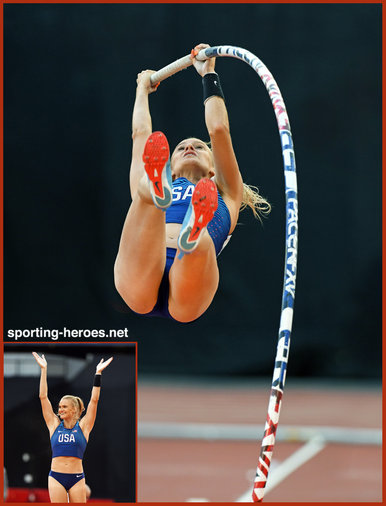 Katie NAGEOTTE - U.S.A. - Silver medal at 2018 Athletics World Cup.