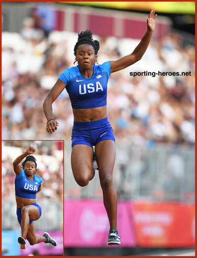 Keturah ORJI - U.S.A. - Silver medal at 2018 Athletics World Cup.