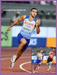 Adam GEMILI - Great Britain & N.I. - Silver medal in relay and 4th place in 200m final.