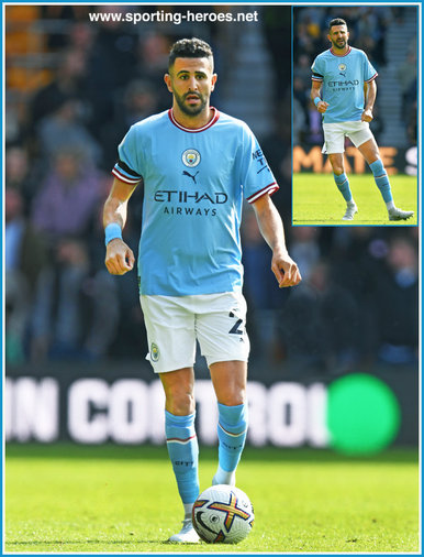 Riyad MAHREZ - Manchester City - Premier League Appearances