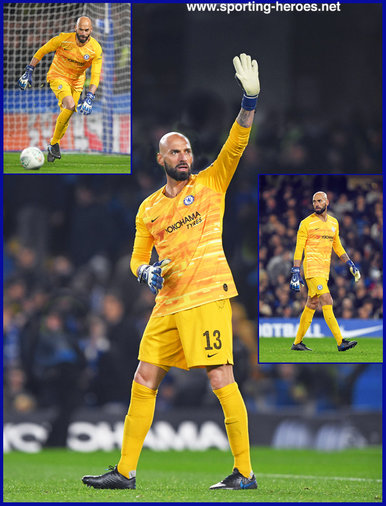 Wilfredo CABALLERO - Chelsea FC - Premier League Appearances