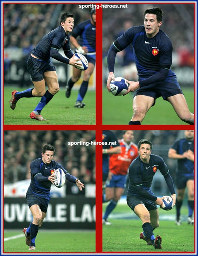 Francois Trinh-Duc - France - International Rugby Union Caps. 2008-2010.