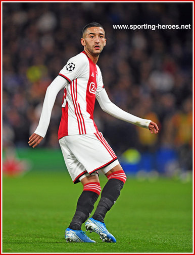 Hakim ZIYECH - Ajax - 2019/2020 Champions League Matches.