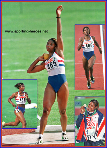 Denise Lewis - Great Britain & N.I. - Gold medal at 1998 European Championships.