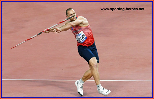 Jakub VADLEJCH - Czech Republic - 5th at 2019 World Championships. 2020 Olympic silver.