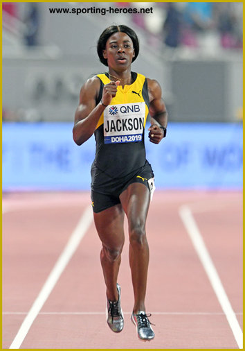 Shericka  JACKSON - Jamaica - 400m bronze medal at 2019 World Championships.