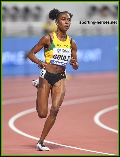 Natoya GOULE - Jamaica - 6th in 800m at 2019 World Championships.