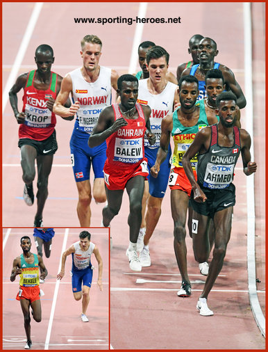 Jakob INGEBRIGTSEN - Norway - Fifth place at 2019 World Championships.