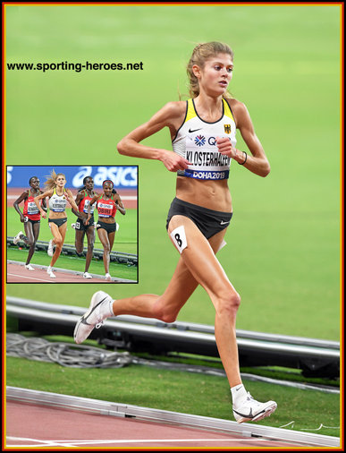 Konstanze  KLOSTERHALFEN - Germany - 5000m bronze medal at World Championships.