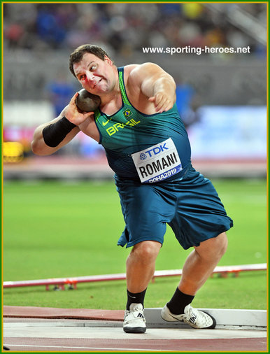 Darlan ROMANI - Brazil - 4th. in shot put at 2019 World Championships.