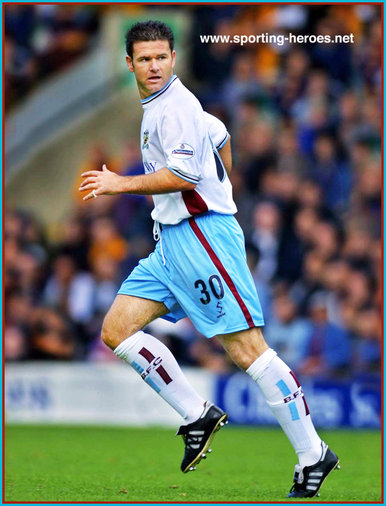 Tony ELLIS - Burnley FC - League appearances.