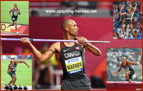 Damian WARNER - Canada - Decathlon bronze at 2019 World Championships.