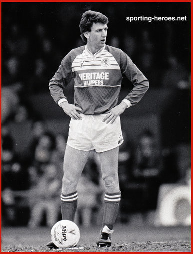 Peter Davenport - Middlesbrough FC - League appearances.
