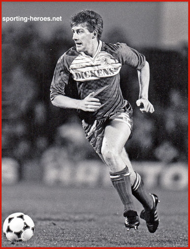 Dean GLOVER - Middlesbrough FC - League appearances.