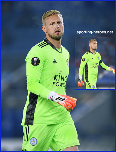 Kasper Schmeichel - Leicester City FC - Europa League games.