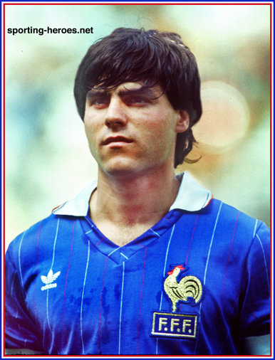 Manuel Amoros - France - International matches for France.