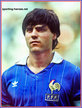 Manuel AMOROS - France - International matches for France.