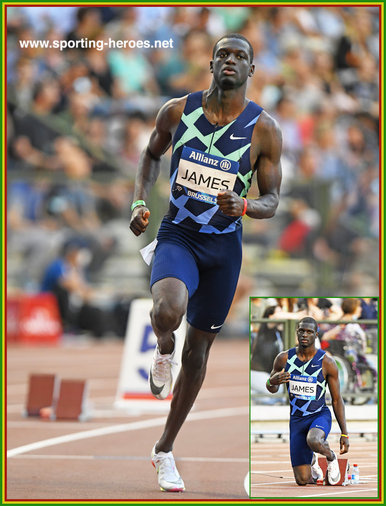Kirani JAMES - Grenada - 400m Bronze medal 2020 Olympic Games.