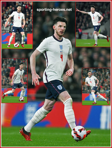 Declan RICE - England - International matches in 2022.