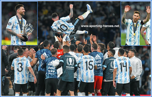 Lionel Messi - Argentina - Winner of 2022 Finalissima.