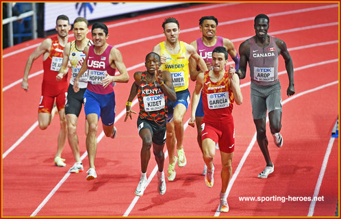 Mariano GARCIA - Spain - 2022 World Indoor Champion 800m.