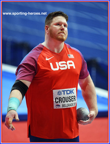 Ryan CROUSER - U.S.A. - 2022 World shot put Champion.
