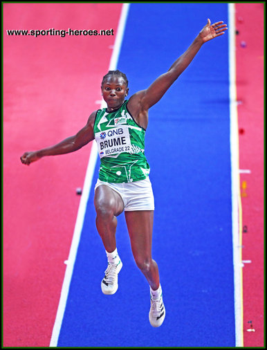 Ese BRUME - Nigeria - World Championship long jump silver medals.