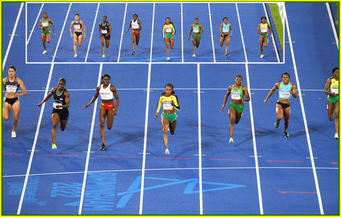 Elaine THOMPSON-HERAH - Jamaica - Sprint double at 2022 Commonwealth Games.