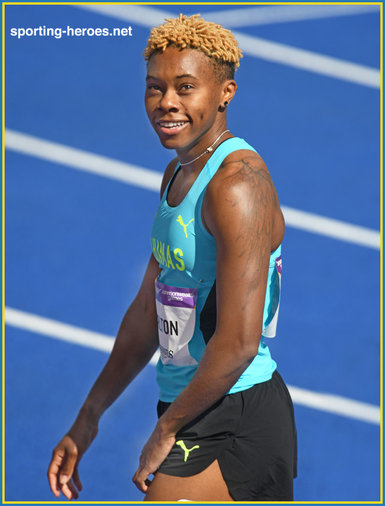 Devynne CHARLTON - Bahamas - Silver at 2022 Commonwealth Games.