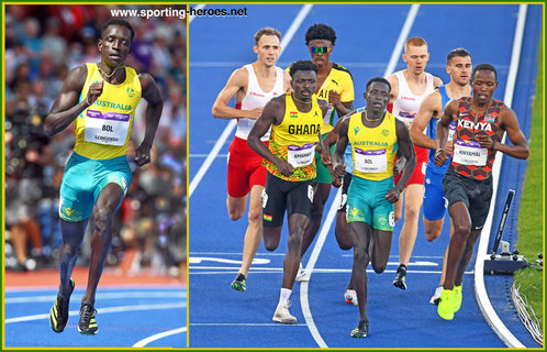 Peter BOL - Australia - 800m silver medal at 2022 Commonwealth Games