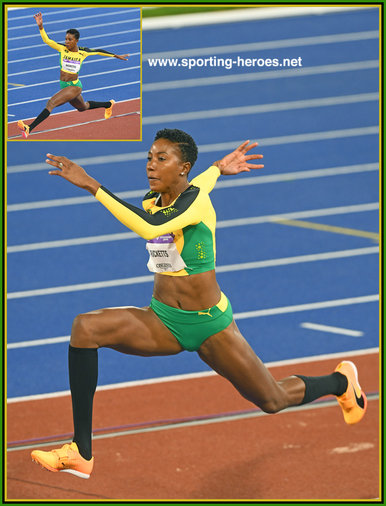 Shanieka RICKETTS - Jamaica - 2022 Commonwealth trile jump champion.