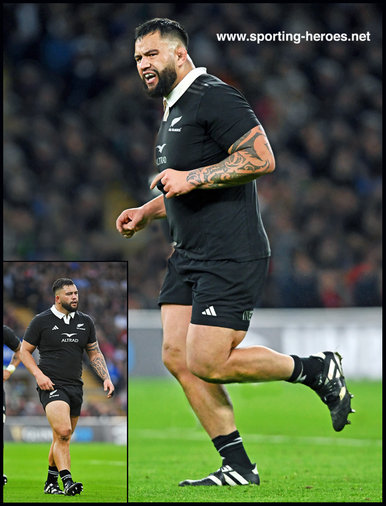 Tyrel LOMAX - New Zealand - International rugby caps.