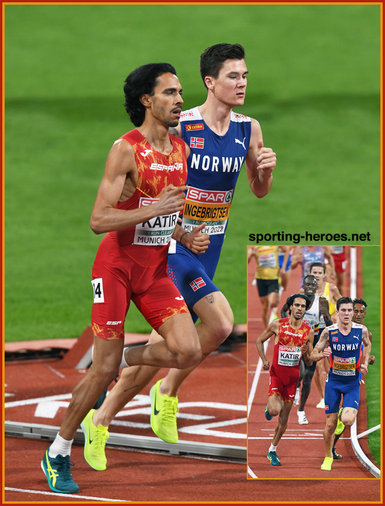 Mohamed KATIR - Spain - 5000m silver medal at 2022 European Championships.