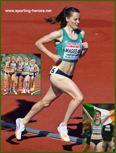 Ciara MAGEEAN - Ireland - 1500m silver medal at 2022 European Championships.