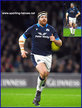 Jamie BHATTI - Scotland - International Rugby Union Caps.