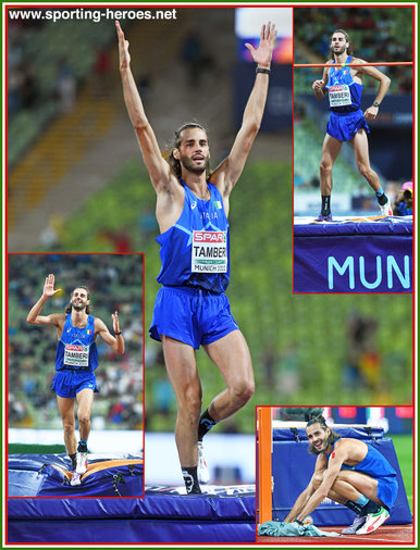 Gianmarco  TAMBERI - Italy - 2022 European high jump Champion