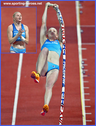 Wilma MURTO - Finland - 2022 European pole vault Champion.