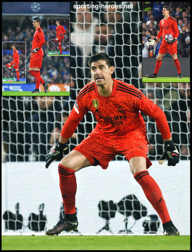 Thibaut COURTOIS - Real Madrid - 2022-2023 Champions League K.O. games.