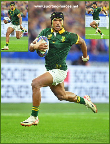 Kurt-Lee ARENDSE - 2023 Rugby World Cup K.O. games.