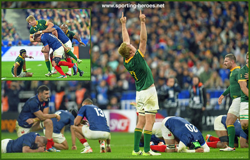 Pieter-Steph du TOIT - South Africa - 2023 Rugby World Cup K.O. games.
