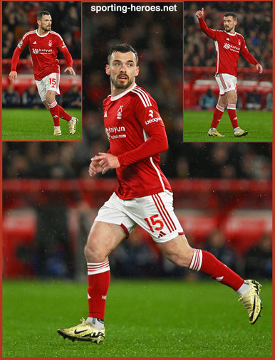 Harry TOFFOLO - Nottingham Forest - League Appearances