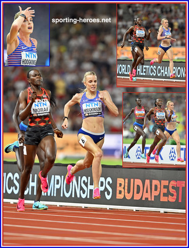 Keely HODGKINSON - Great Britain & N.I. - Silver medal in 800m at 2023 World Championships.