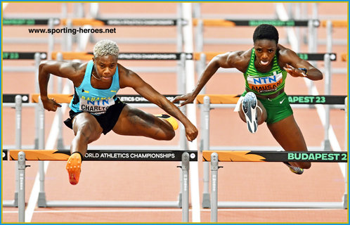 Devynne CHARLTON - Bahamas - 4th in 100mh at 2023 World Champs.