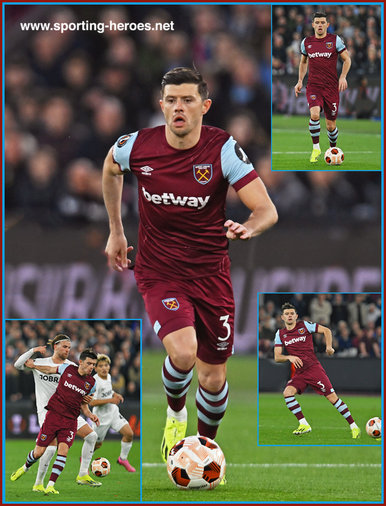 Aaron CRESSWELL - West Ham United - 2023-2024 Europa League games.